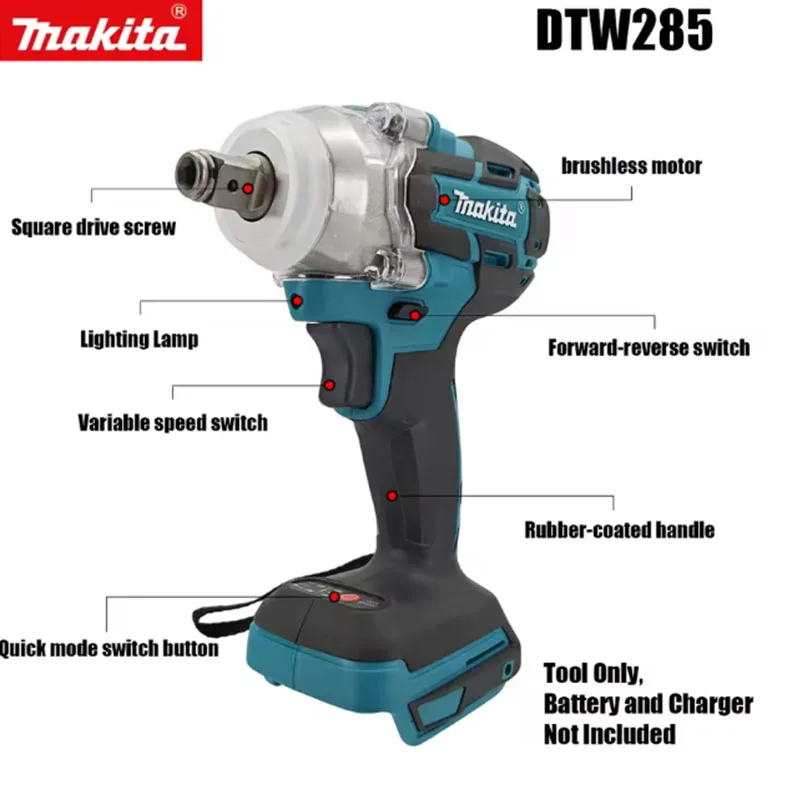 Makita DTW285 Brushless Impact - Torque Wrench Digital recension och pris