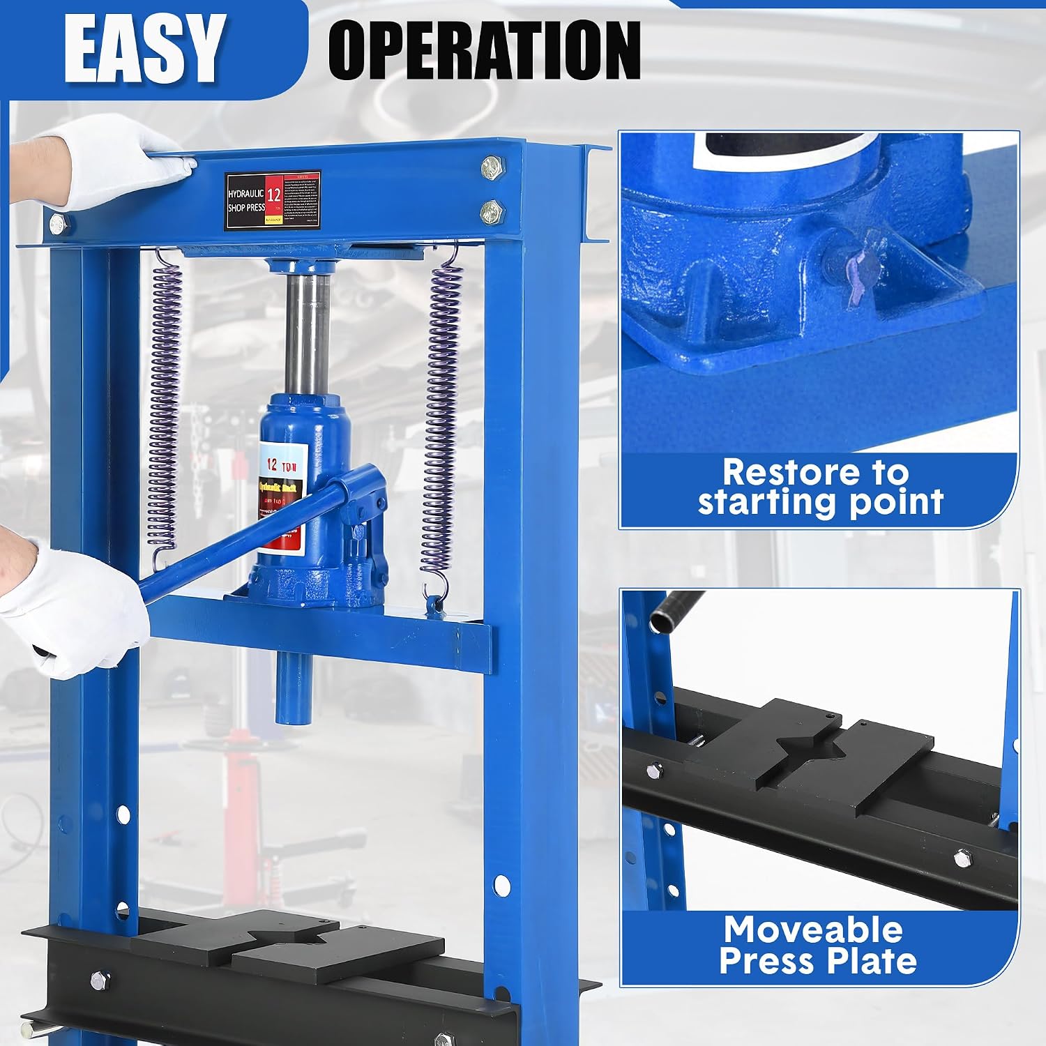 Tacleekii 6T Hydraulic Press H - Car Frame Straightening recension och pris